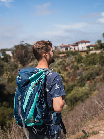 Tagesrucksack auf Weltreise