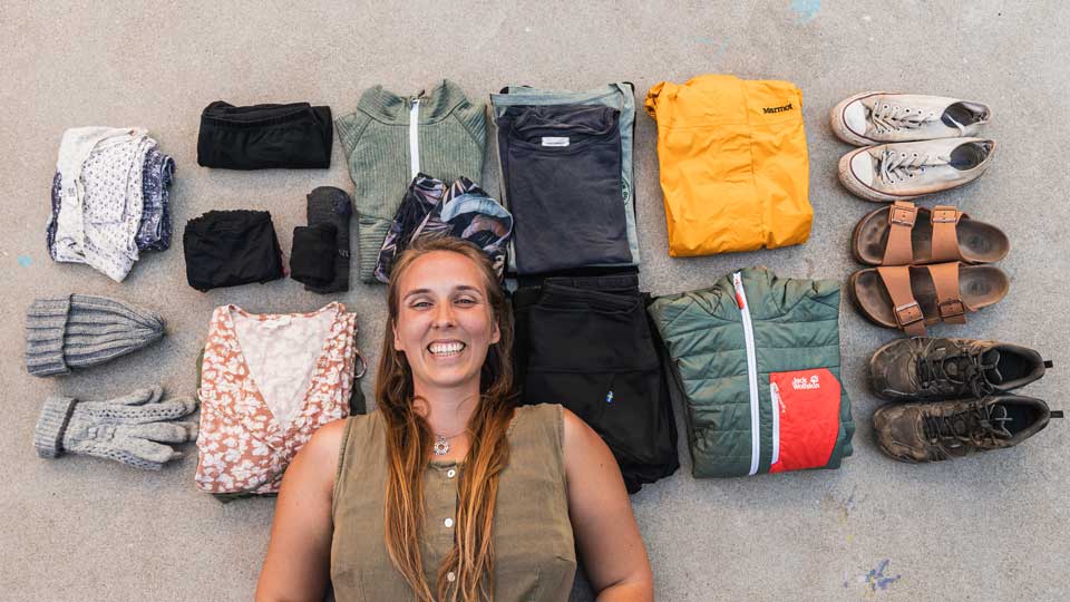 Packliste Kleidung Weltreise