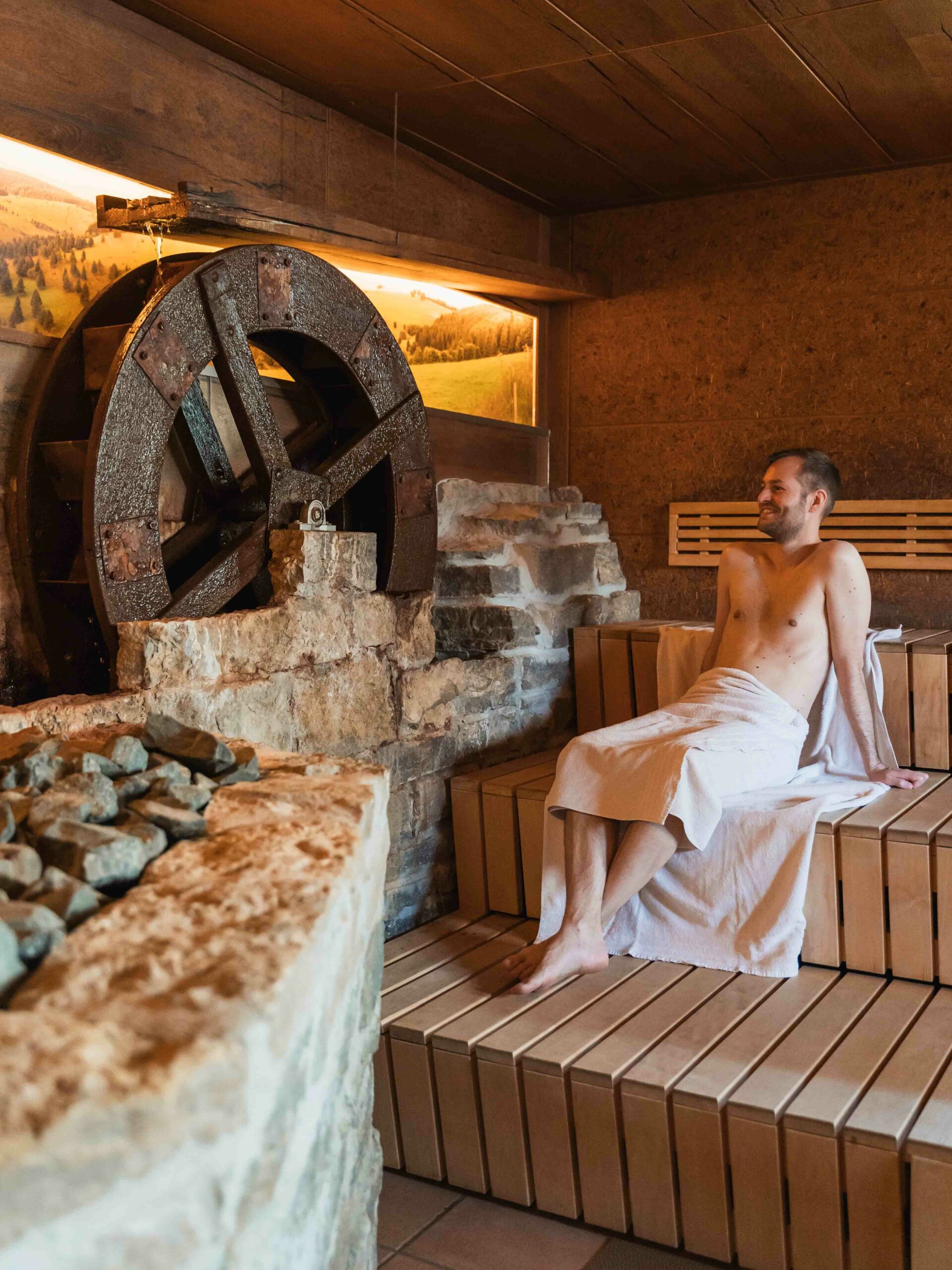 Mühlenrad Sauna Bad Dürrheim