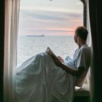 Blick aus der Außenkabine von Finnlines