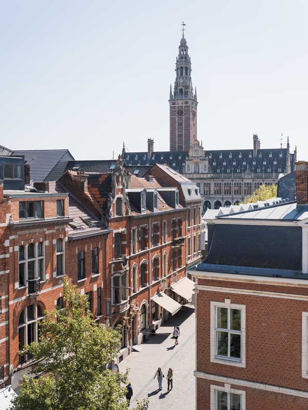 Ausblick von der Dachterrasse des Museums