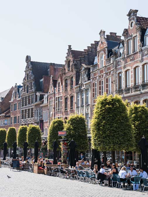 Oude Markt in Leuven