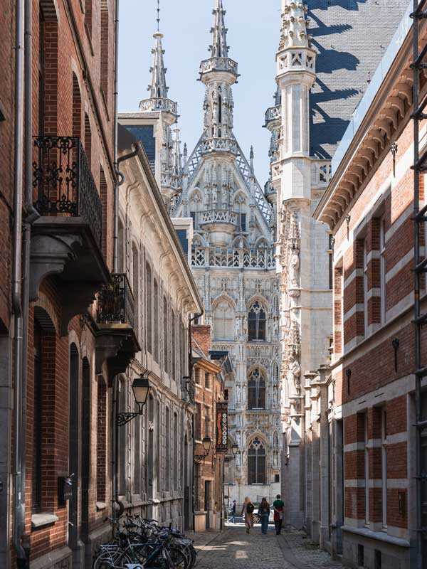 Stadtzentrum von Leuven