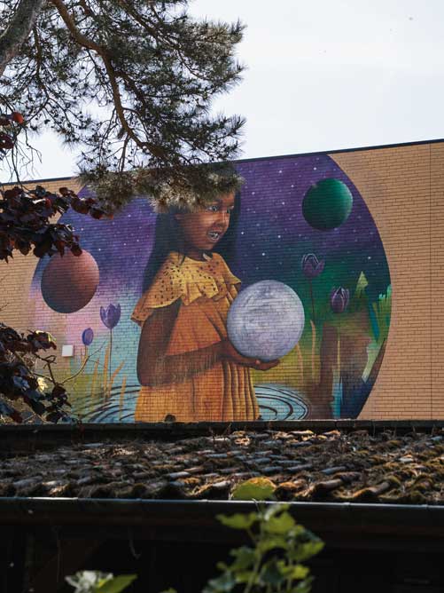 Street Art Stadt Leuven Belgien