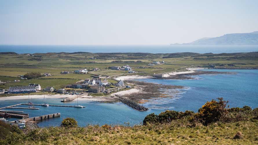 Rathlin Island von oben