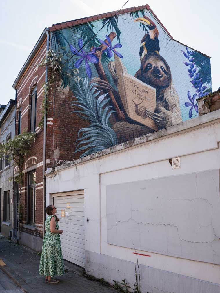 Street Art ist überall in Leuven verteilt
