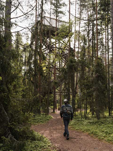 Aussichtsturm auf Reposaari