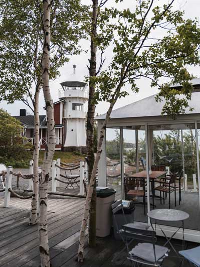 Cafe am Kallo Leuchtturm