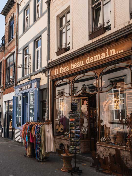 Kleine Läden in Namur