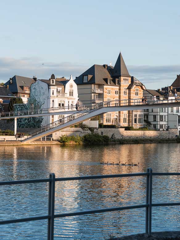 Namur Fußgängerbrücke