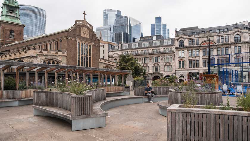 Innenhof in London