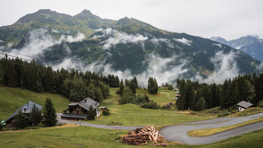Eindrucksvolle Aussicht im Montafon
