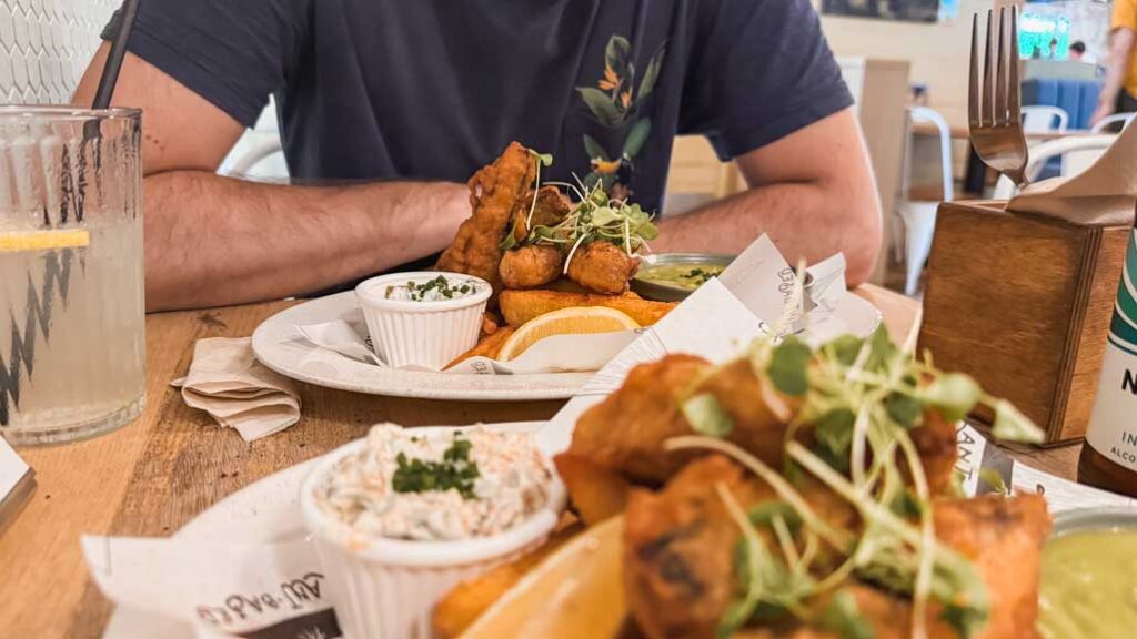 Vegane Fish & Chips Restaurant London