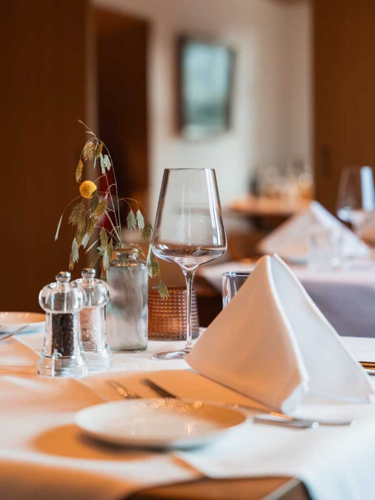 Abendessen im Hotel Schwärzler