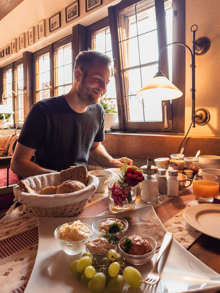 Frühstück im Hotel Obertor