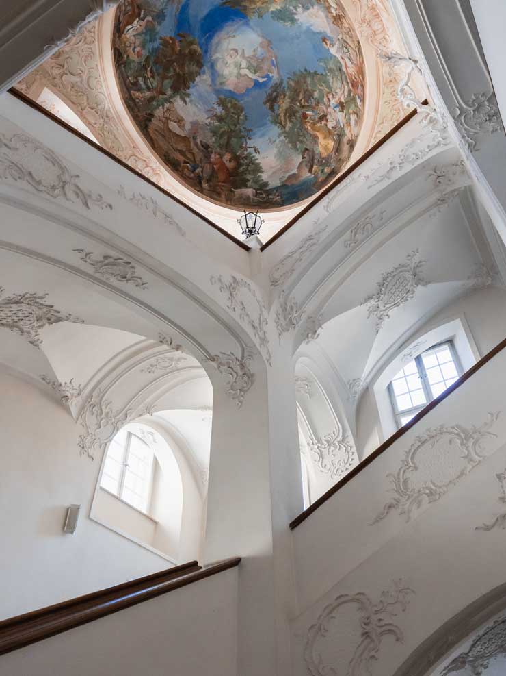 Tettnang Treppenhaus im Schloss