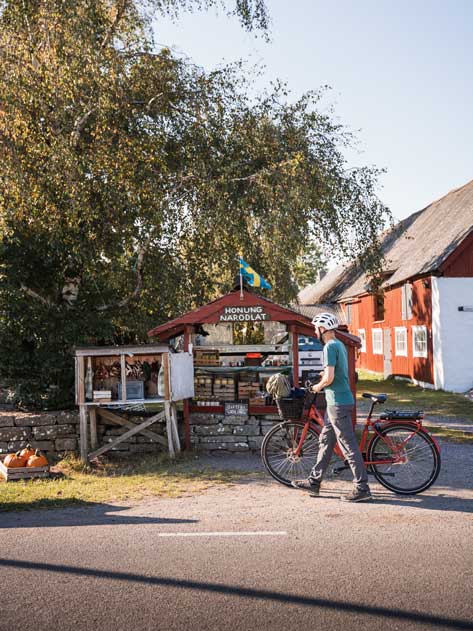 Kleine Hofläden auf Öland Schweden
