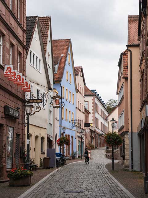 Die Altstadt von Gemünden