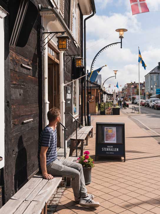 Altstadt von Borgholm Öland Schweden