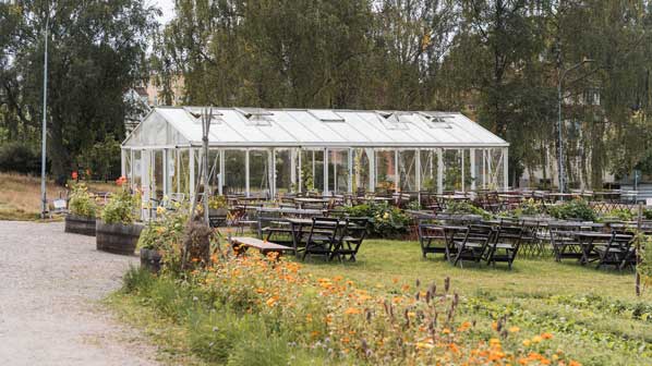 Gewächshaus vom Picknick De Luxe
