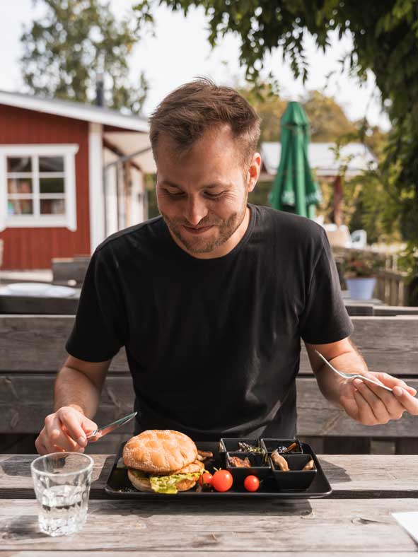 Pilze sammeln in Schweden