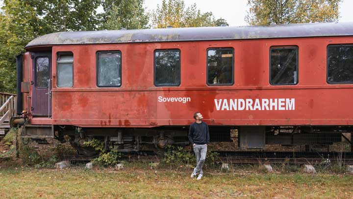 Zughostel in Smaland Schweden