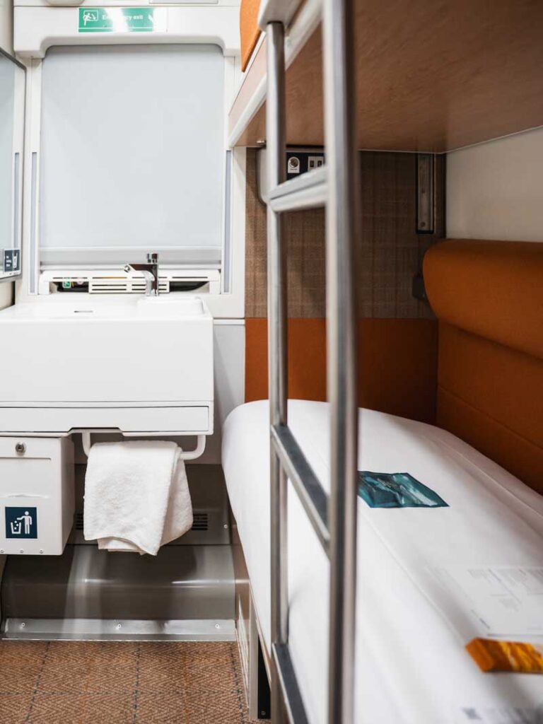 Kabine im Caledonian Sleeper