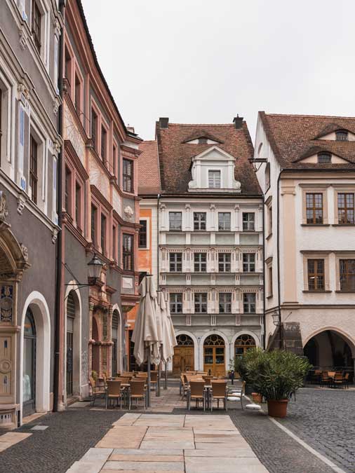 Die Häuser von Görlitz sind eine der Sehenswürdigkeiten der Stadt und Oberlausitz