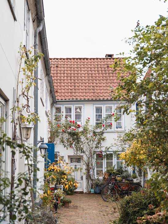 Gänge in Lübecks Altstadt
