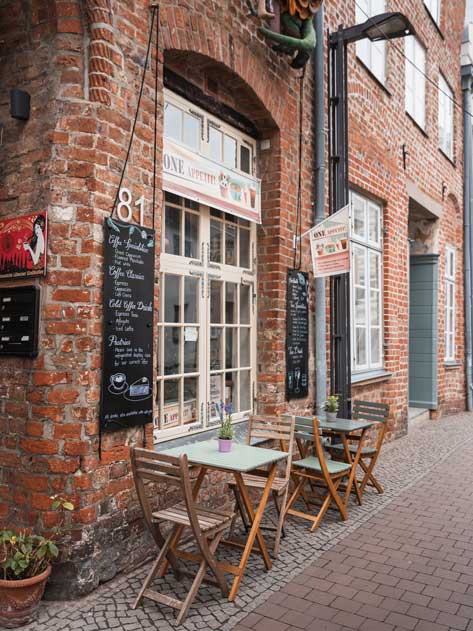 Altstadtcafe in Lübeck