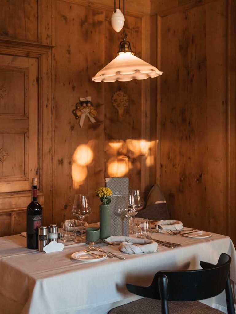 Abendessen im Hotel Hohenwart