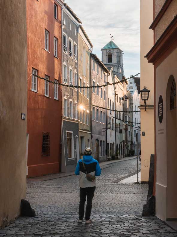 Wasserburg Sehenswürdigkeiten kleine Gassen