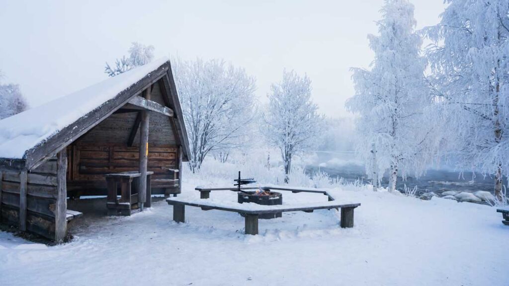 Laavu in Vikaköngäs Rovaniemi