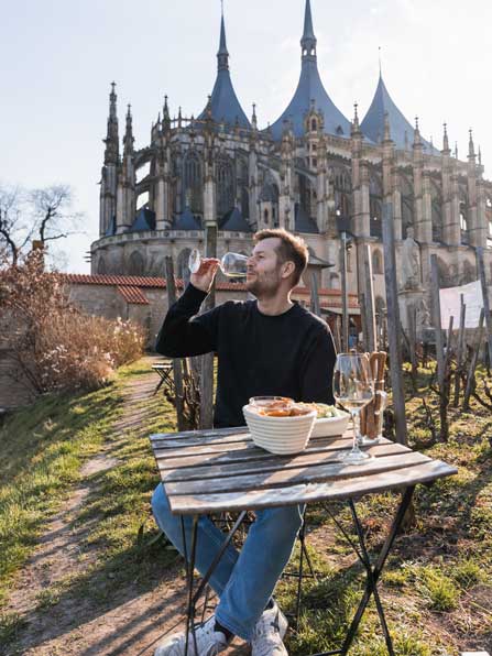 Weinprobe in Kutna Hora
