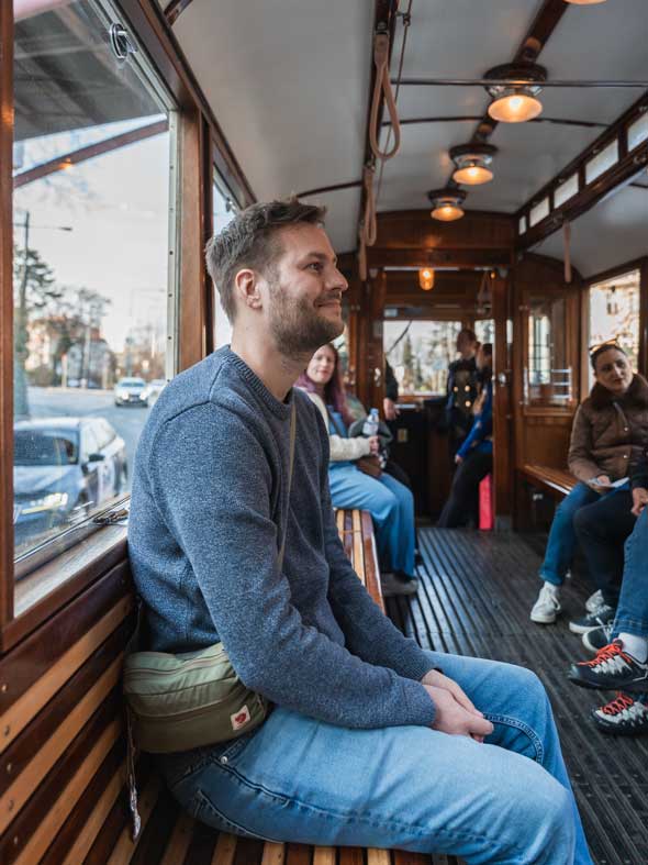 Stadtführung mit der Historischen Straßenbahn durch Prag