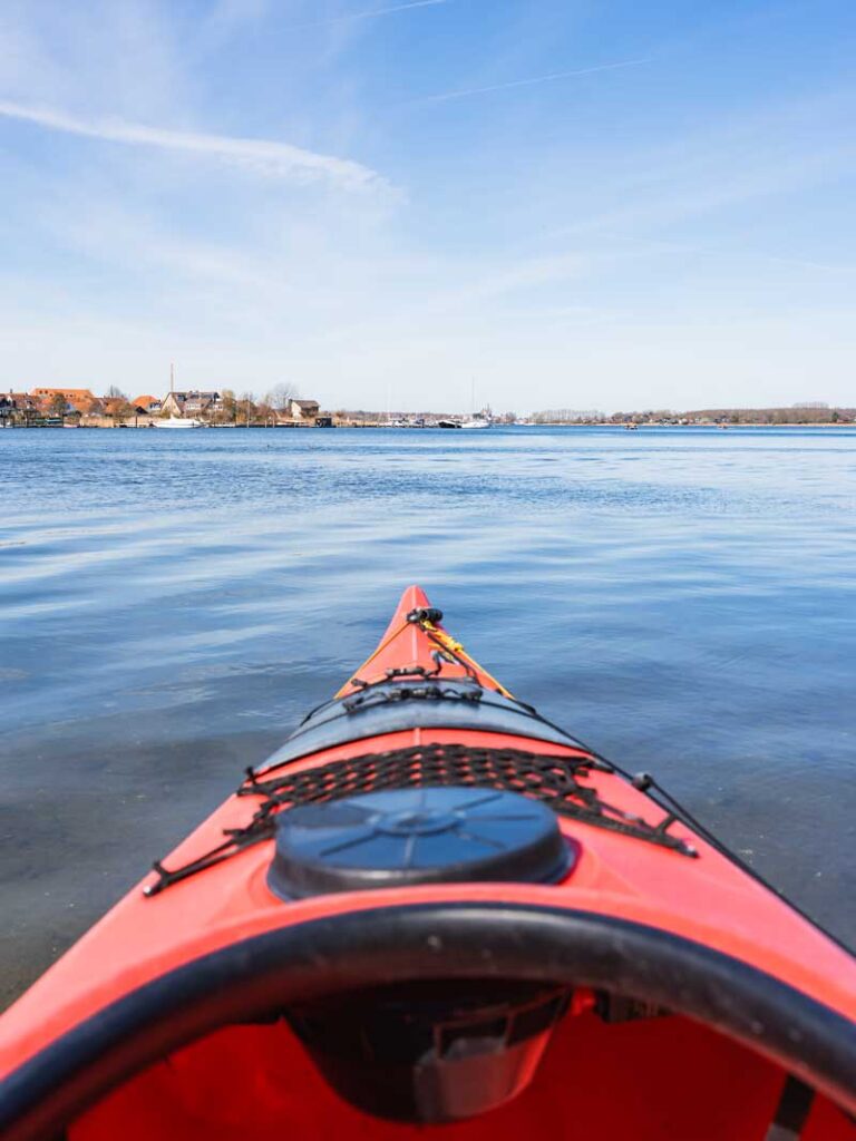 kayak fahren in der Schlei
