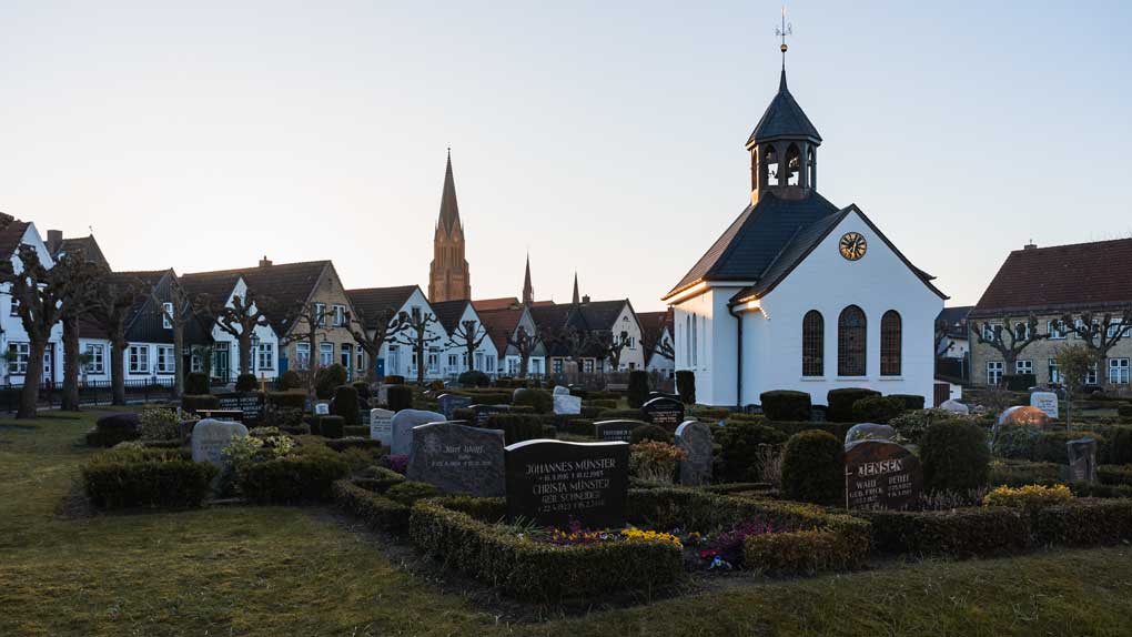 Holmen Friedhof in Schleswig an der Schlei