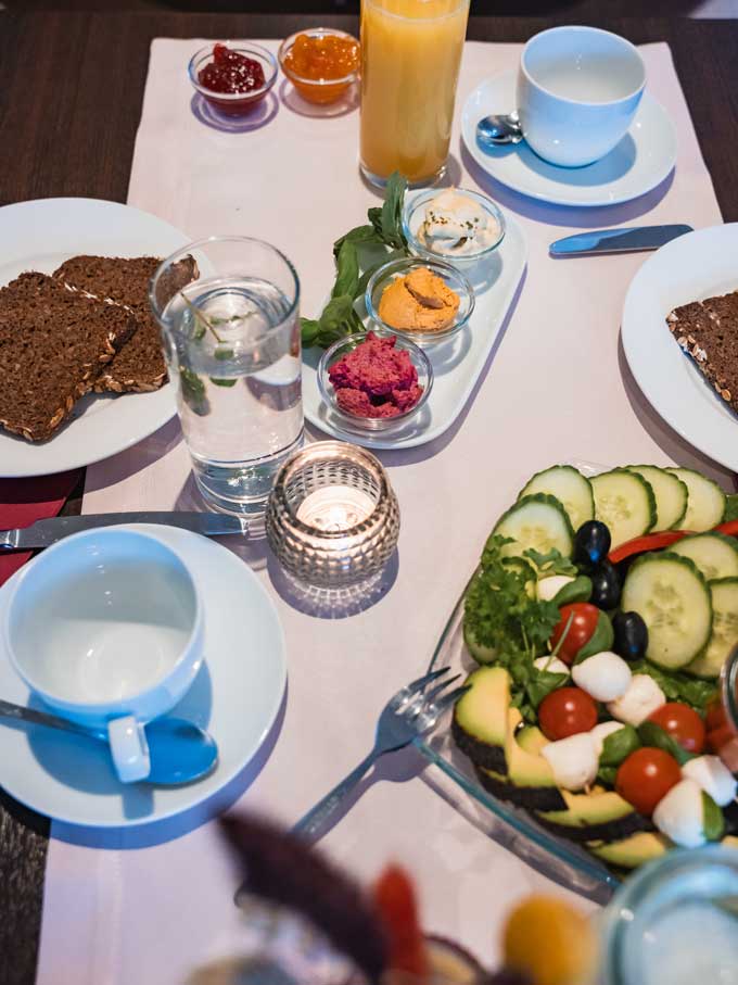 frühstück im hotel f.ritz