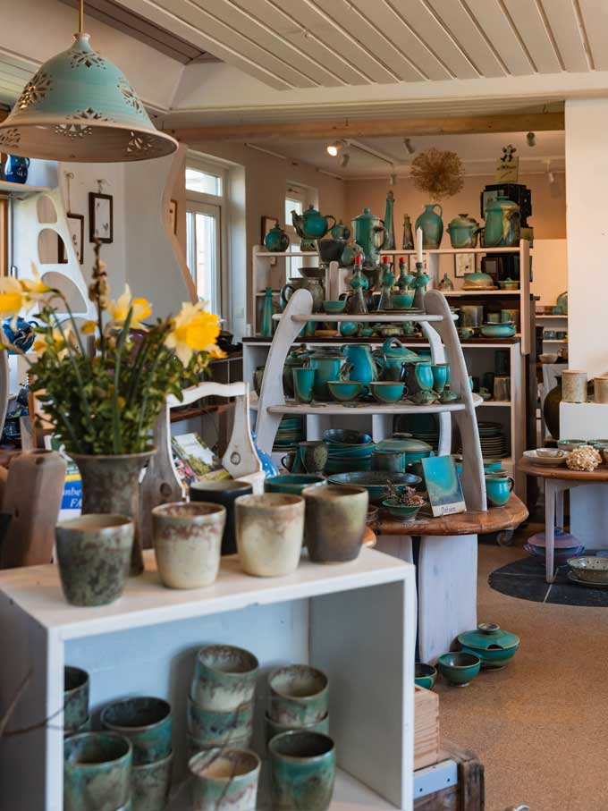 Töpferei stock in Kappeln an der Schlei