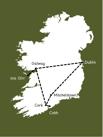 Unsere Route durch Irland mit ÖPNV