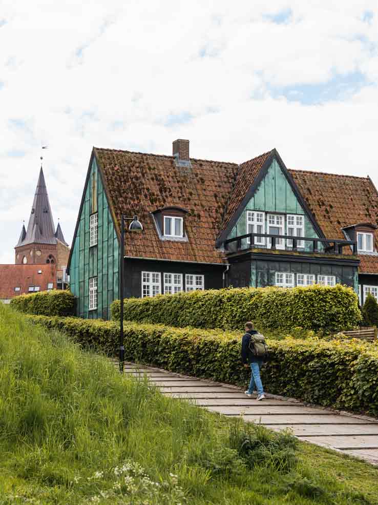 Altstadt von Kolding im Herzen Jütlands Dänemark