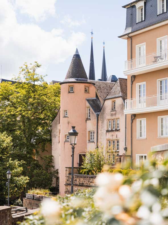 Europas schönster Balkon Sehenswürdigkeit in Luxemburg Stadt
