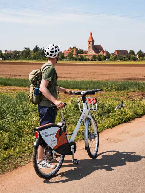Knoblauchsland mit dem Fahrrad