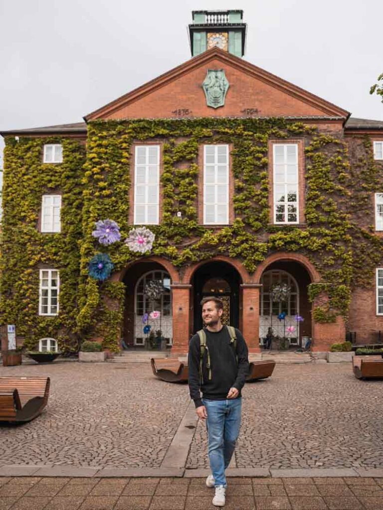 Das Rathaus von Kolding ist eine der Sehenswürdigkeiten im Herzen Jütland Dänemark