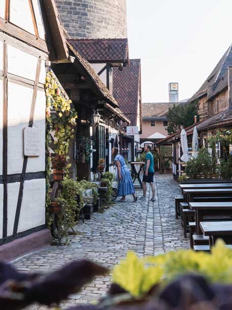 Handwerkerhof in der Altstadt von Nürnberg