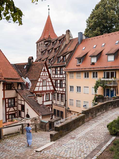 Aussicht von der Kaiserburg Nürnberg