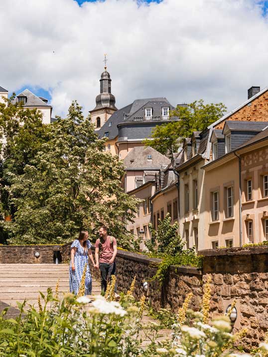 Luxemburg Stadt grüne Orte