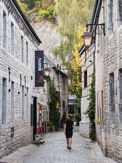 Gassen in Durbuy Belgien