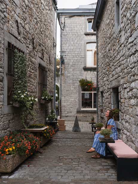 Terrasse von Léa in Durbuy