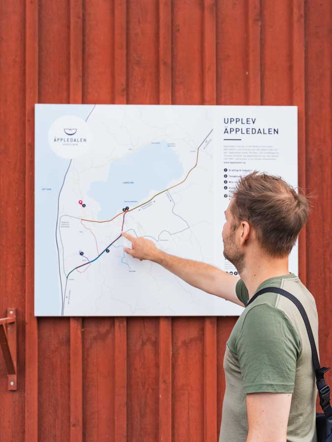 Äppledalen Smålands Toskana Fahrradwege